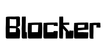 Blocker Font Image