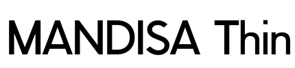 MANDISA Thin Font Image