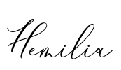 Hemilia Font Image