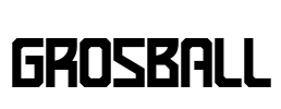 Grosball Font Image