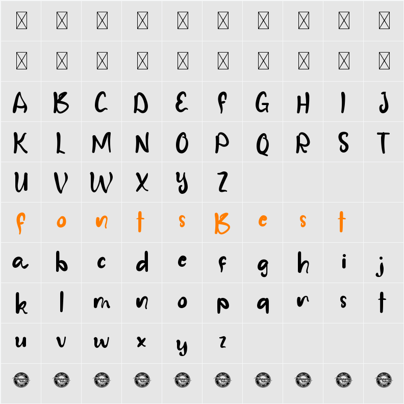 BananaVanillaDemo Character Map