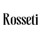 Rosseti Font Image