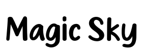 Magic Sky Font Image