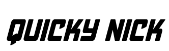 Quicky Nick Font Image