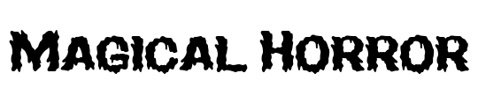 Magical Horror Font Image
