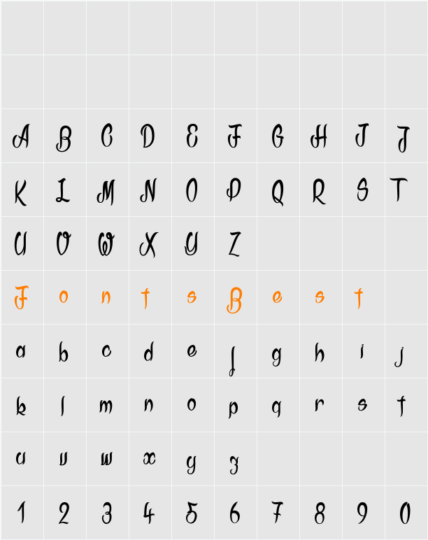 Akodia_PersonalUseOnly Character Map