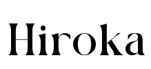 Hiroka Font Image