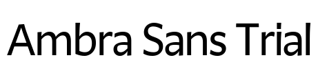Ambra Sans Trial
