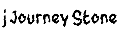 j Journey Stone Font Image