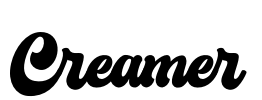 Creamer Font Image