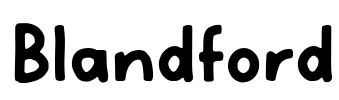 Blandford Font Image
