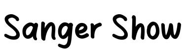 Sanger Show Font Image