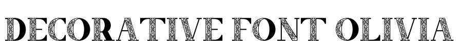 Decorative Font Olivia Font Image