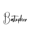 Bastopher Font Image