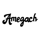 Amegach Font Image