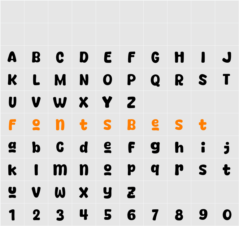 Yogurt Extra Character Map