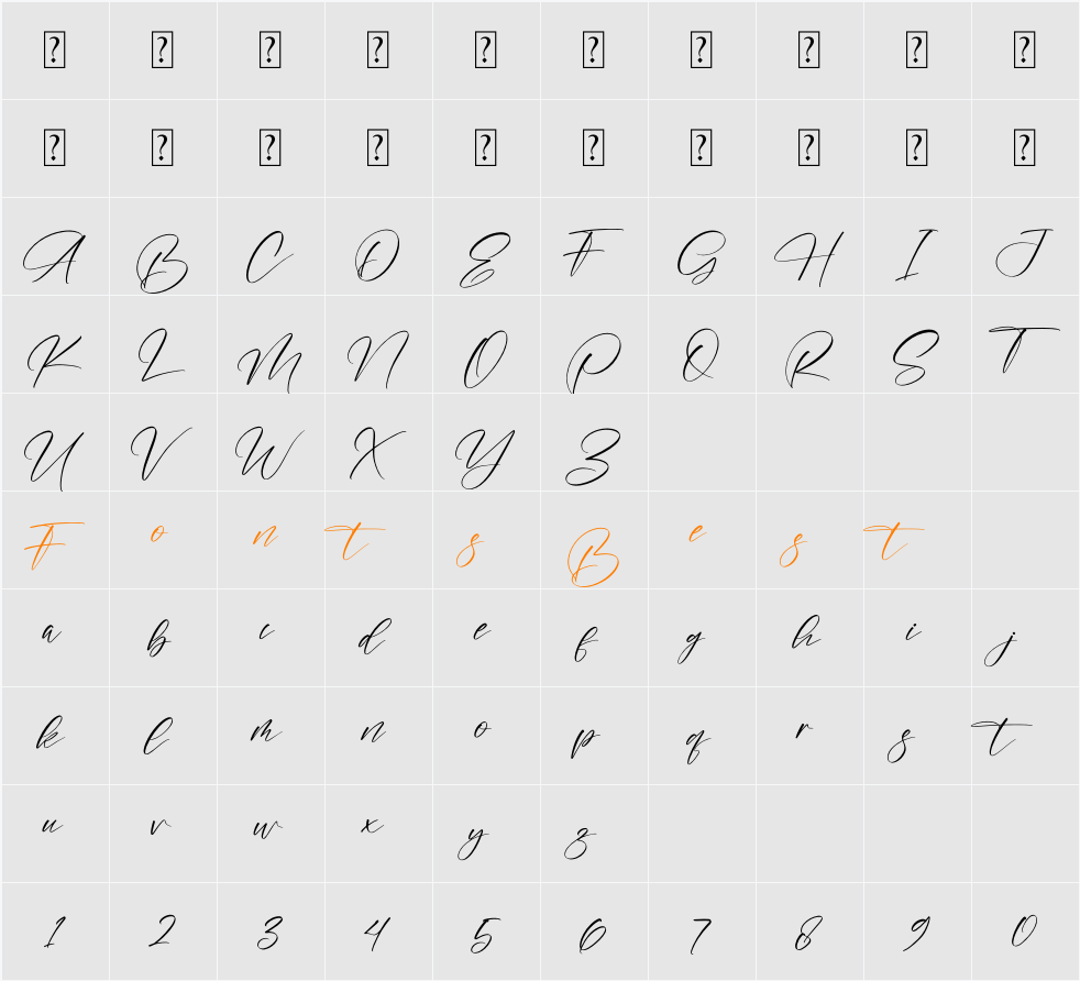 Amatera Hours Character Map