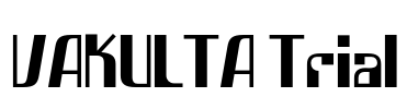 VAKULTA Trial Font Image