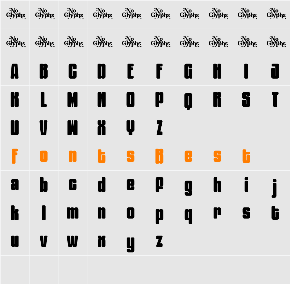 The Goodmother DEMO Character Map