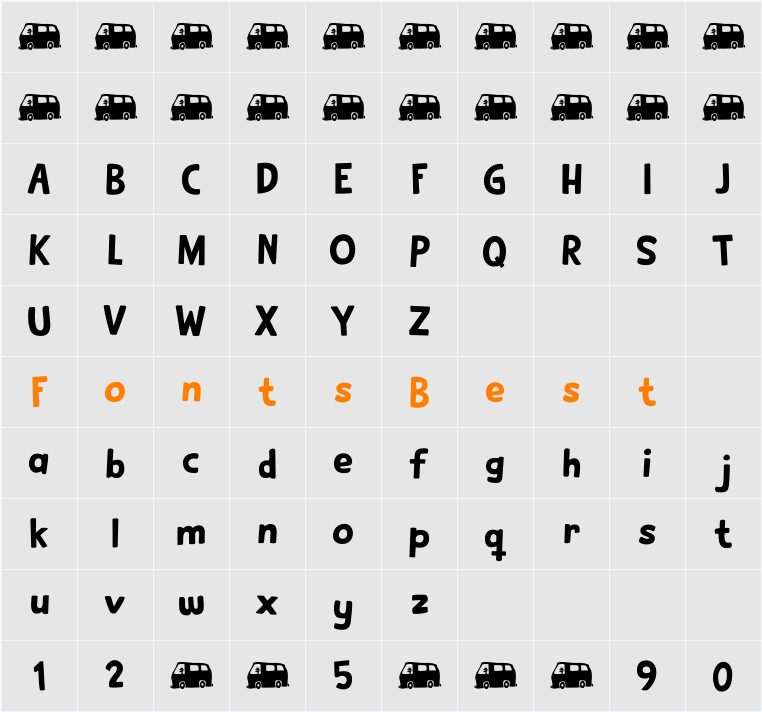 Camioneta DEMO Character Map