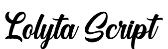 Lolyta Script Font Image