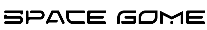 Space Gome Font Image