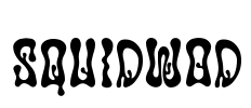 Squidwod Font Image