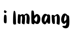 i Imbang Font Image