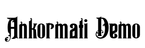 Ankormati Demo Font Image