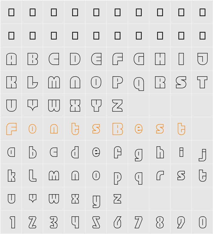 Icip Character Map