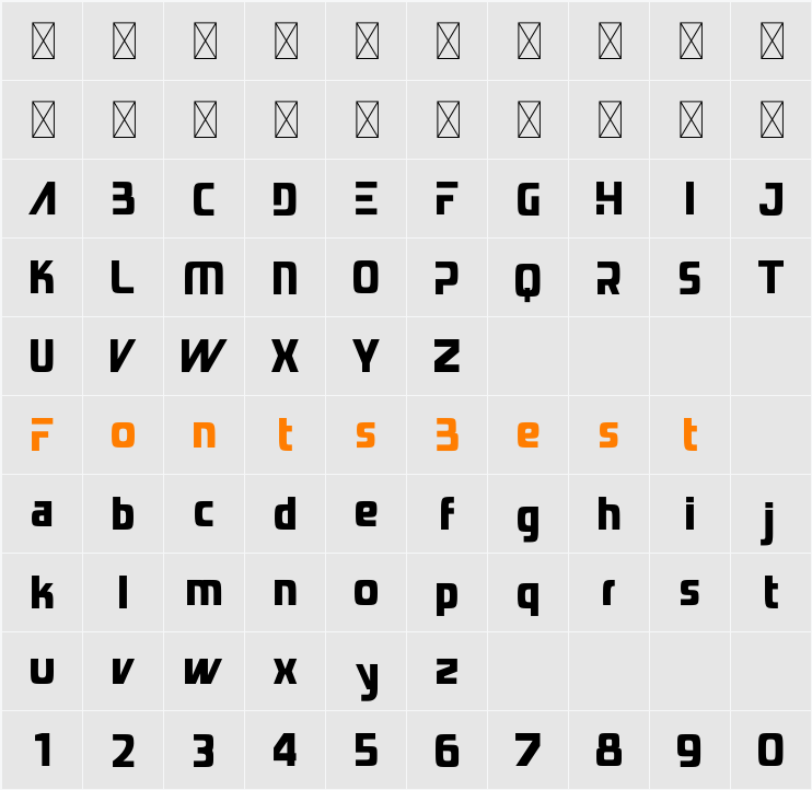 Sonic Surge Character Map