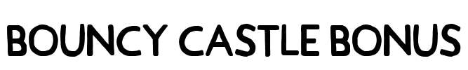 Bouncy Castle Bonus Font Image