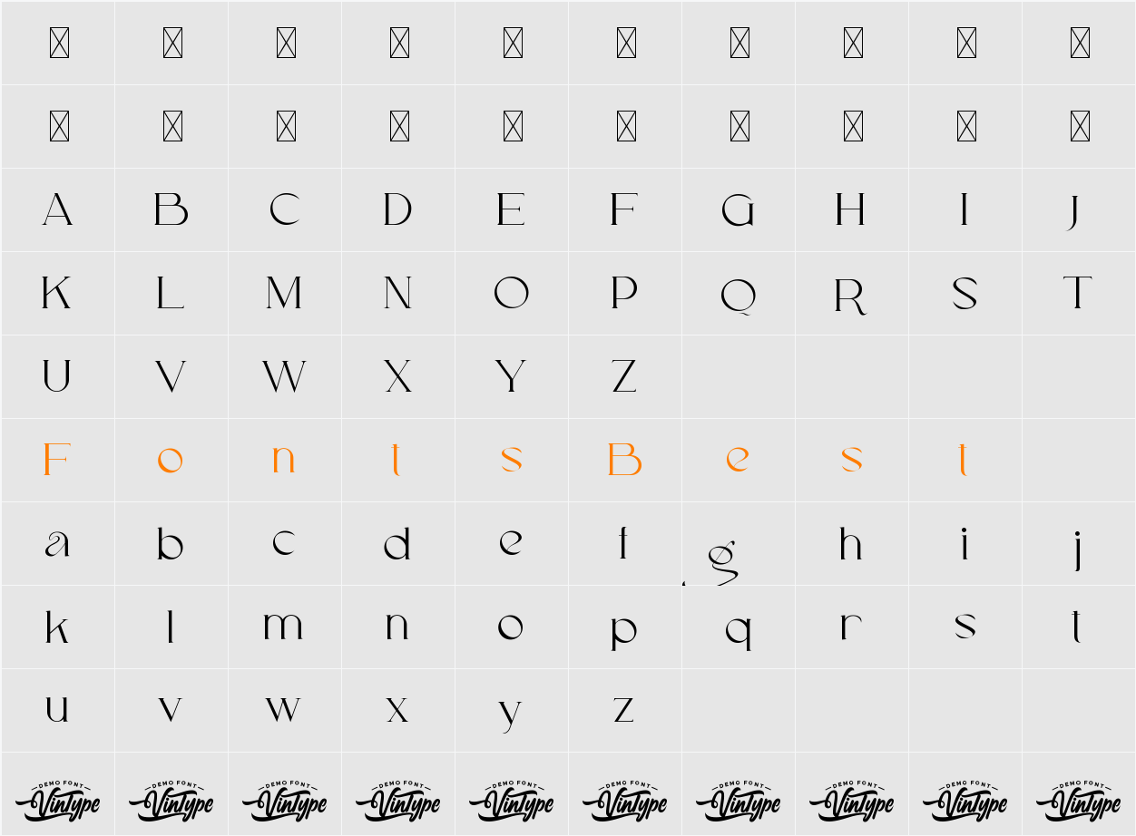 PrivilegedElite Demo Character Map