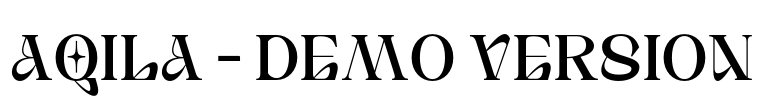 Aqila - Demo Version Font Image