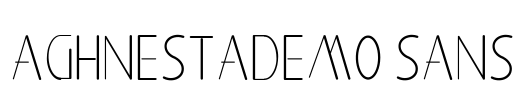 Aghnestademo Sans