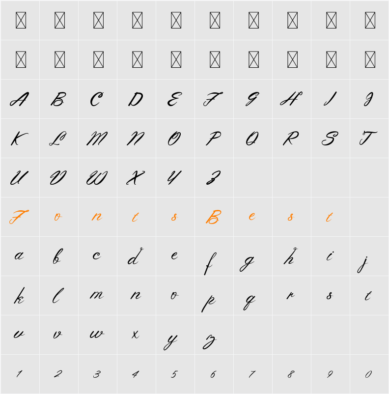 Japanese Character Map