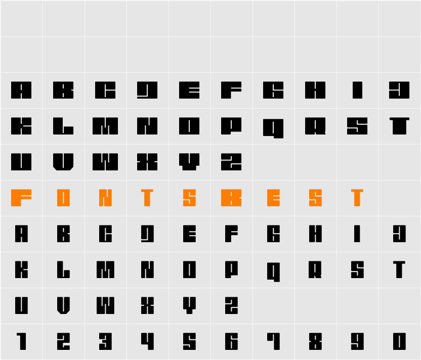Monssla Character Map