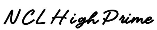 NCL High Prime Font Image