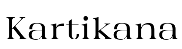 Kartikana Font Image
