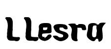 L Lesra Font Image