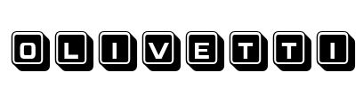 Olivetti Font Image