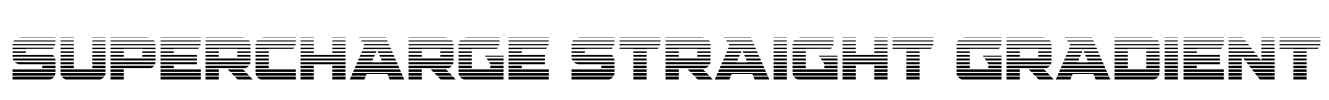 Supercharge Straight Gradient Font Image