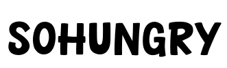 Sohungry Font Image