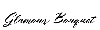 Glamour Bouquet Font Image