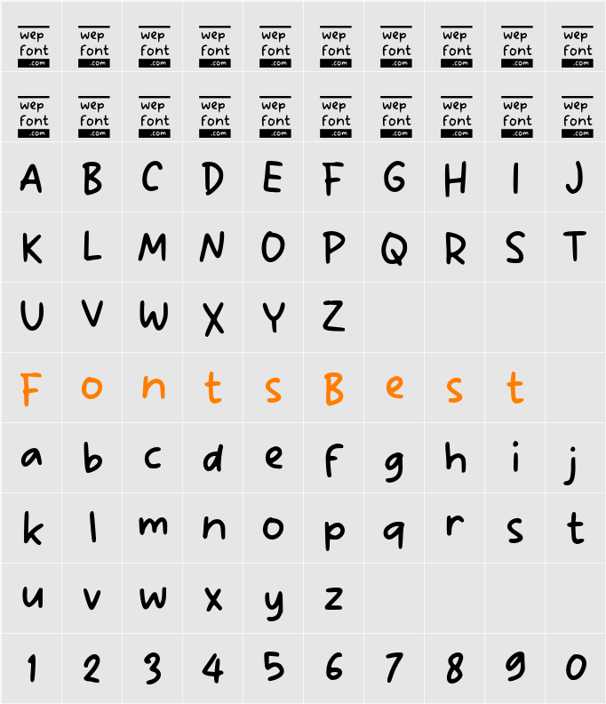 Obe Funny Character Map