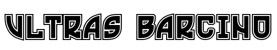 Ultras Barcino Font Image