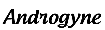 Androgyne Font Image