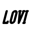LOVI Font Image