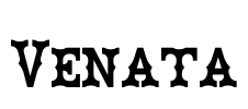 Venata Font Image