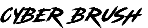 Cyber Brush Font Image